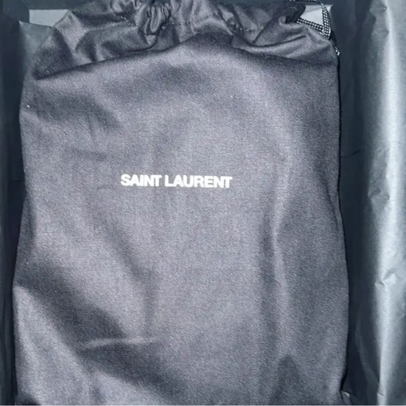 BRAND NEW YSL SAINT LAURENT Long Flap Wallet In Grain Embossed Leather MSRP $930 - Picture 10 of 13